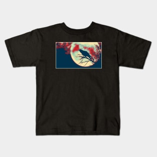 Raven Pop Art 1 Kids T-Shirt